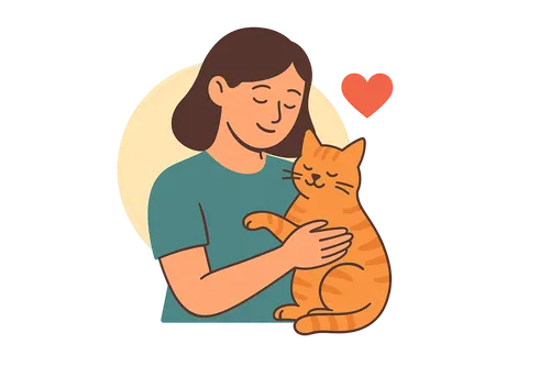 Katze hinterlässt Pfotenabdrücke